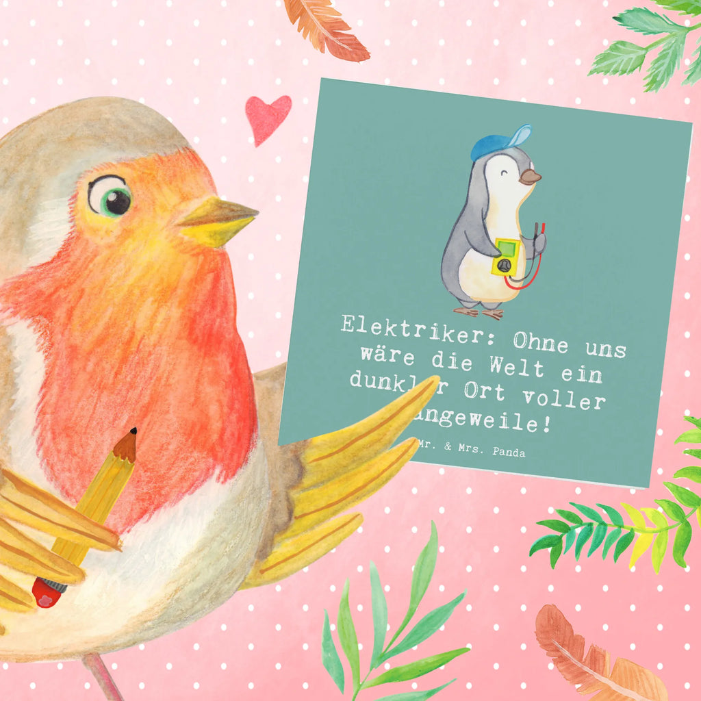 Karta Deluxe Elektriker: Ohne uns wäre die Welt ein dunkler Ort voller Langeweile! Grußkarte, Einladungskarte, Hochwertige Grußkarte, Hochwertige Klappkarte, Klappkarte, Glückwunschkarte, Hochzeitskarte, Karte, Geburtstagskarte, Beruf, Ausbildung, Jubiläum, Abschied, Rente, Kollege, Kollegin, Geschenk, Schenken, Arbeitskollege, Mitarbeiter, Firma, Danke, Dankeschön