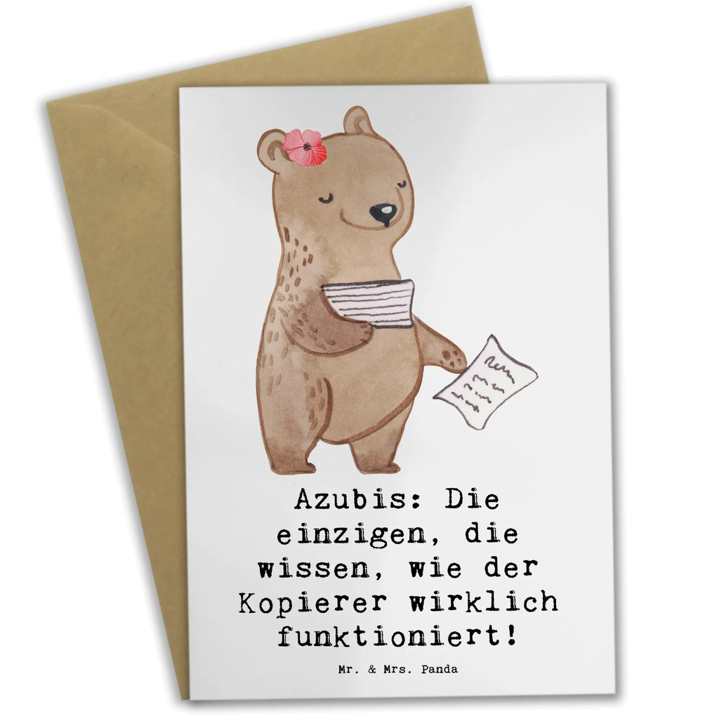 Grußkarte Auszubildende Kopierer Karte, Ansichtskarten, Grußkarte, Geburtstagskarte, Klappkarte, Glückwunschkarte, Einladungskarte, Hochzeitskarte, Beruf, Ausbildung, Jubiläum, Abschied, Rente, Kollege, Kollegin, Geschenk, Schenken, Arbeitskollege, Mitarbeiter, Firma, Danke, Dankeschön