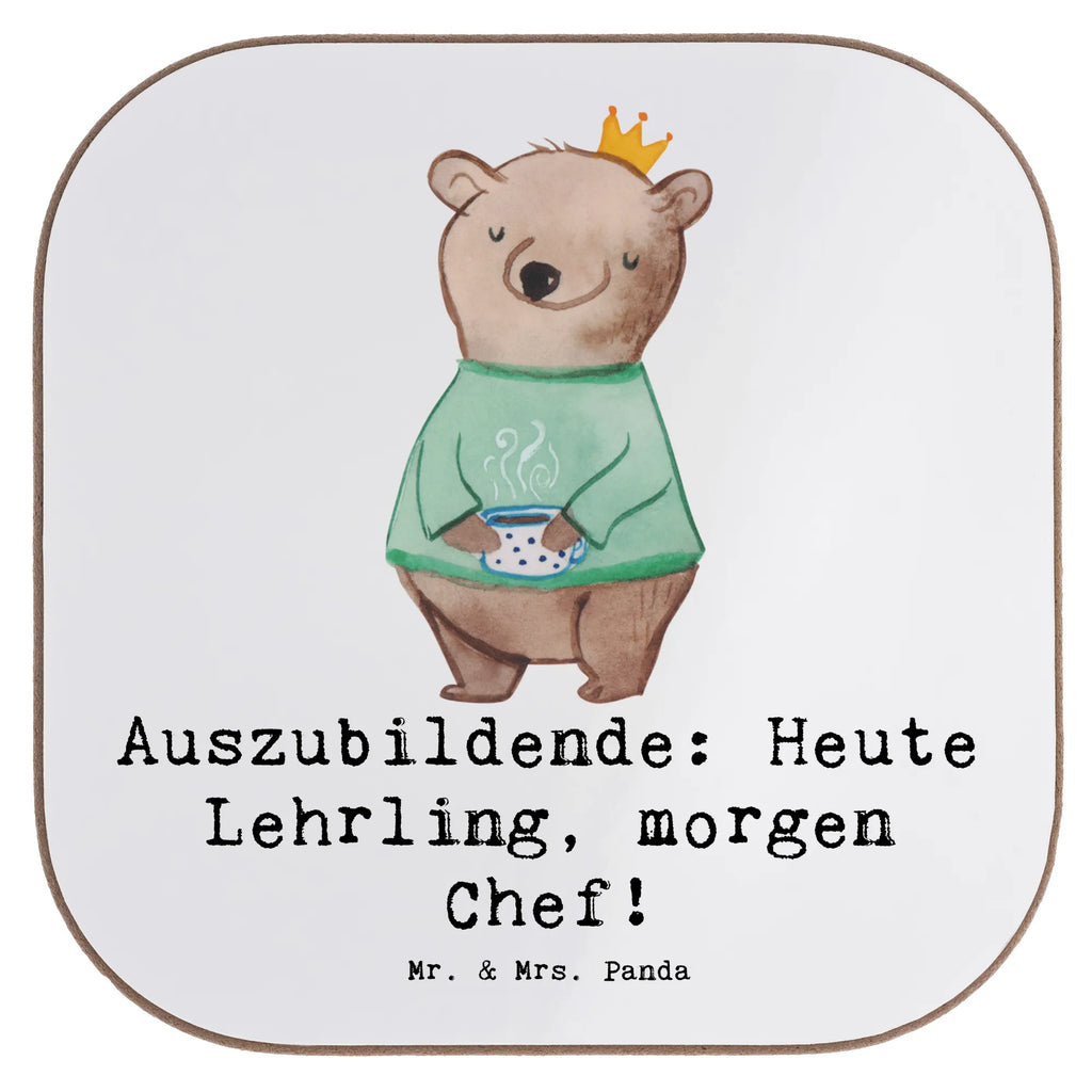 Square coaster Auszubildende: Heute Lehrling, morgen Chef! Untersetzer aus Holz, Tassen Untersetzer, Untersetzer Holz, Untersetzer Design, Glasuntersetzer, Holzuntersetzer, Getränkeuntersetzer, Untersetzer, Untersetzer für Gläser, Untersetzer Gläser, Bierdeckel, Korkuntersetzer, Beruf, Ausbildung, Jubiläum, Abschied, Rente, Kollege, Kollegin, Geschenk, Schenken, Arbeitskollege, Mitarbeiter, Firma, Danke, Dankeschön
