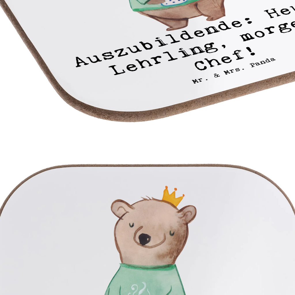 Square coaster Auszubildende: Heute Lehrling, morgen Chef! Untersetzer aus Holz, Tassen Untersetzer, Untersetzer Holz, Untersetzer Design, Glasuntersetzer, Holzuntersetzer, Getränkeuntersetzer, Untersetzer, Untersetzer für Gläser, Untersetzer Gläser, Bierdeckel, Korkuntersetzer, Beruf, Ausbildung, Jubiläum, Abschied, Rente, Kollege, Kollegin, Geschenk, Schenken, Arbeitskollege, Mitarbeiter, Firma, Danke, Dankeschön