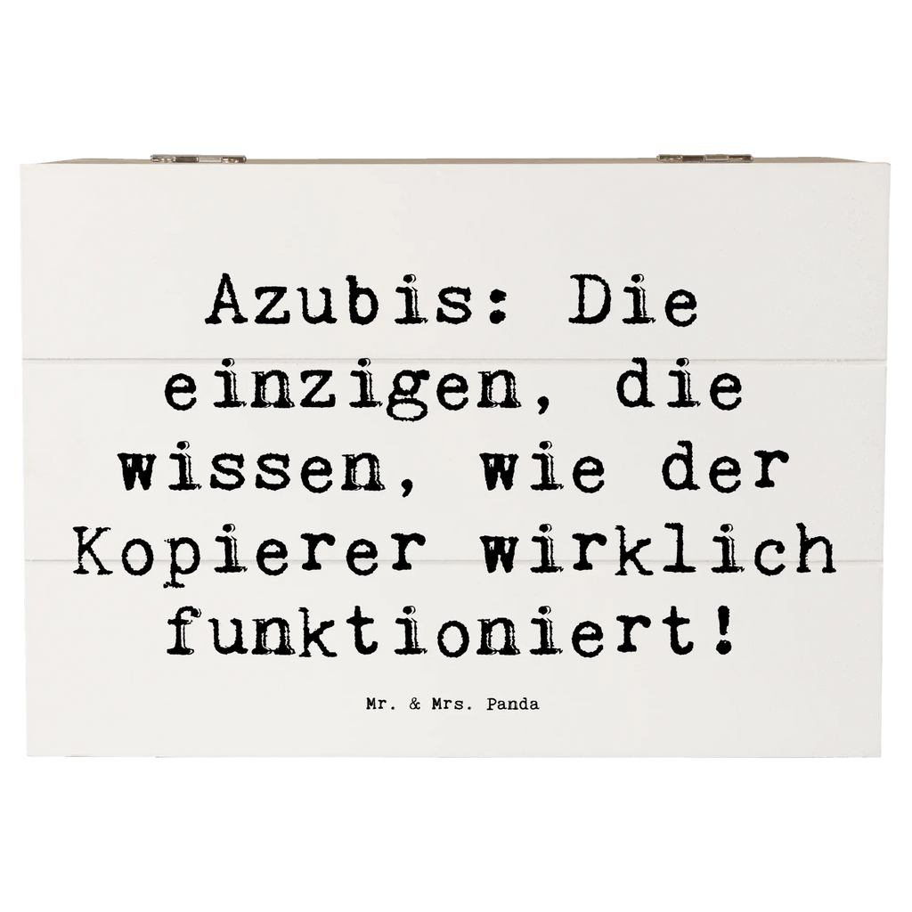 Wooden chest Saying Azubis: Die einzigen, die wissen, wie der Kopierer wirklich funktioniert! Holzkiste, Kiste, Schatzkiste, Geschenkbox, Schatulle, Erinnerungsbox, Geschenkdose, Erinnerungskiste, XXL, Truhe, Dekokiste, Aufbewahrungsbox, Beruf, Ausbildung, Jubiläum, Abschied, Rente, Kollege, Kollegin, Geschenk, Schenken, Arbeitskollege, Mitarbeiter, Firma, Danke, Dankeschön