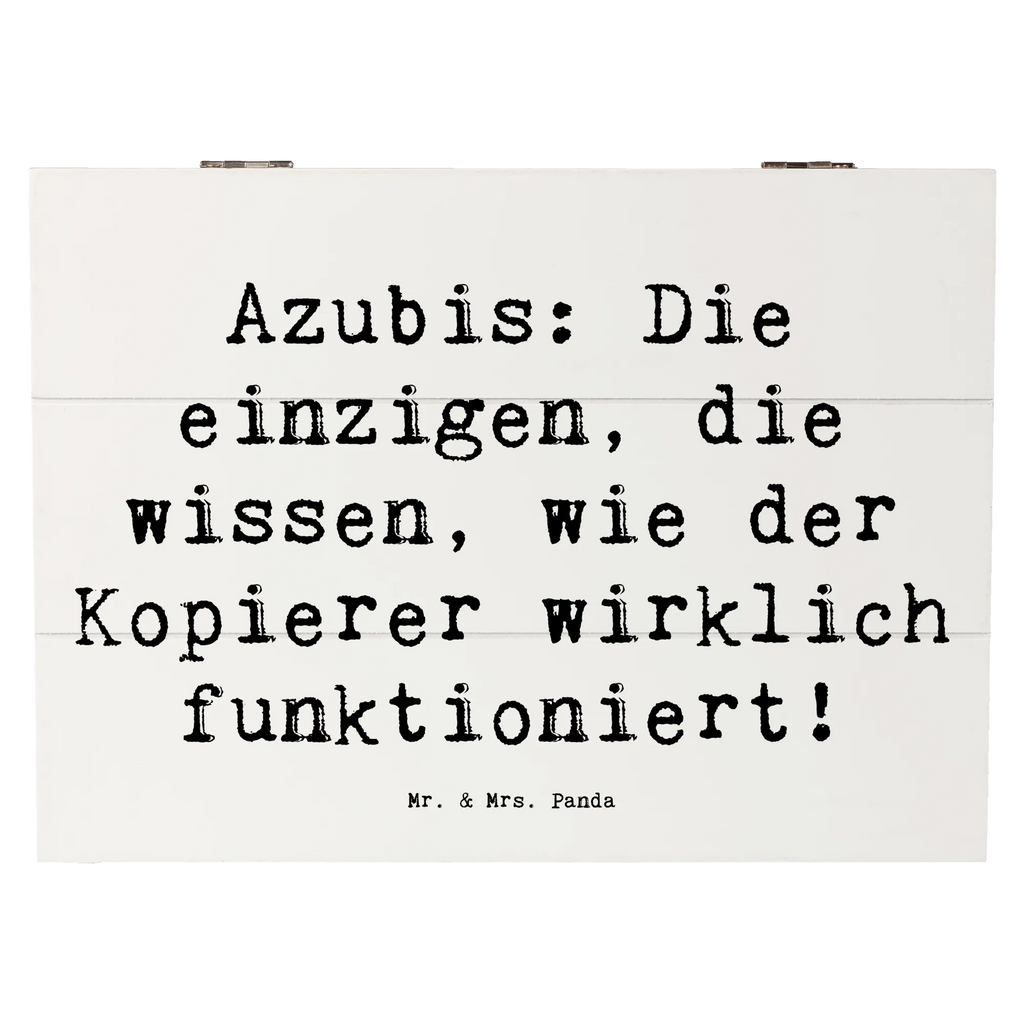Wooden chest Saying Azubis: Die einzigen, die wissen, wie der Kopierer wirklich funktioniert! Holzkiste, Kiste, Schatzkiste, Geschenkbox, Schatulle, Erinnerungsbox, Geschenkdose, Erinnerungskiste, XXL, Truhe, Dekokiste, Aufbewahrungsbox, Beruf, Ausbildung, Jubiläum, Abschied, Rente, Kollege, Kollegin, Geschenk, Schenken, Arbeitskollege, Mitarbeiter, Firma, Danke, Dankeschön