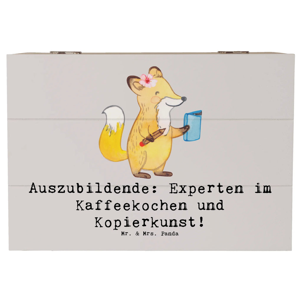 Wooden chest Auszubildende: Experten im Kaffeekochen und Kopierkunst! Dekokiste, Geschenkdose, Erinnerungsbox, Erinnerungskiste, XXL, Schatulle, Kiste, Geschenkbox, Truhe, Aufbewahrungsbox, Holzkiste, Schatzkiste, Beruf, Ausbildung, Jubiläum, Abschied, Rente, Kollege, Kollegin, Geschenk, Schenken, Arbeitskollege, Mitarbeiter, Firma, Danke, Dankeschön