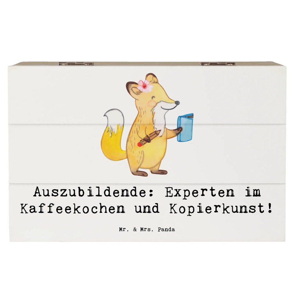 Wooden chest Auszubildende: Experten im Kaffeekochen und Kopierkunst! Dekokiste, Geschenkdose, Erinnerungsbox, Erinnerungskiste, XXL, Schatulle, Kiste, Geschenkbox, Truhe, Aufbewahrungsbox, Holzkiste, Schatzkiste, Beruf, Ausbildung, Jubiläum, Abschied, Rente, Kollege, Kollegin, Geschenk, Schenken, Arbeitskollege, Mitarbeiter, Firma, Danke, Dankeschön