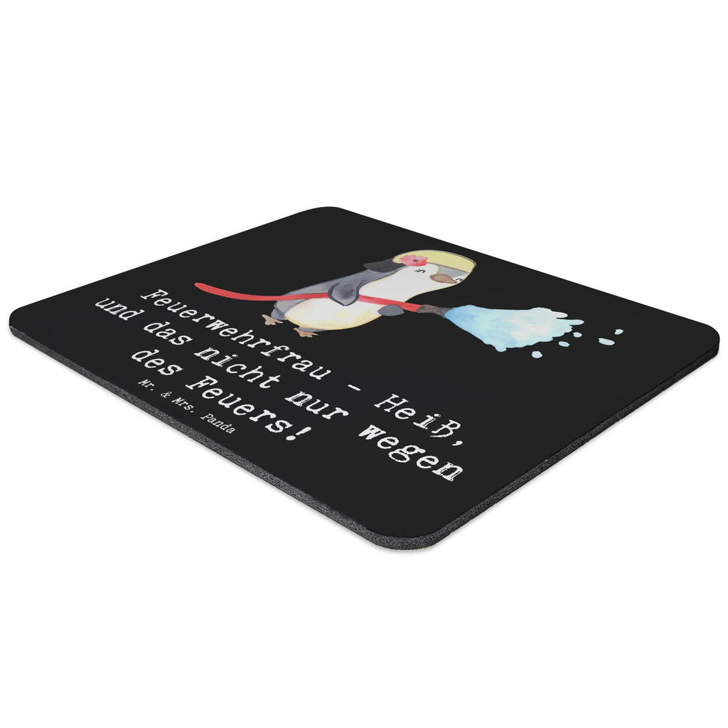 Mouse mat Feuerwehrfrau - Heiß, und das nicht nur wegen des Feuers! PC Zubehör, Designer Mauspad, Mausunterlage, Büroausstattung, Mauspad, Mauspad Büro, Einzigartiges Mauspad, Computer zubehör, Mousepad, Arbeitszimmer, Beruf, Ausbildung, Jubiläum, Abschied, Rente, Kollege, Kollegin, Geschenk, Schenken, Arbeitskollege, Mitarbeiter, Firma, Danke, Dankeschön