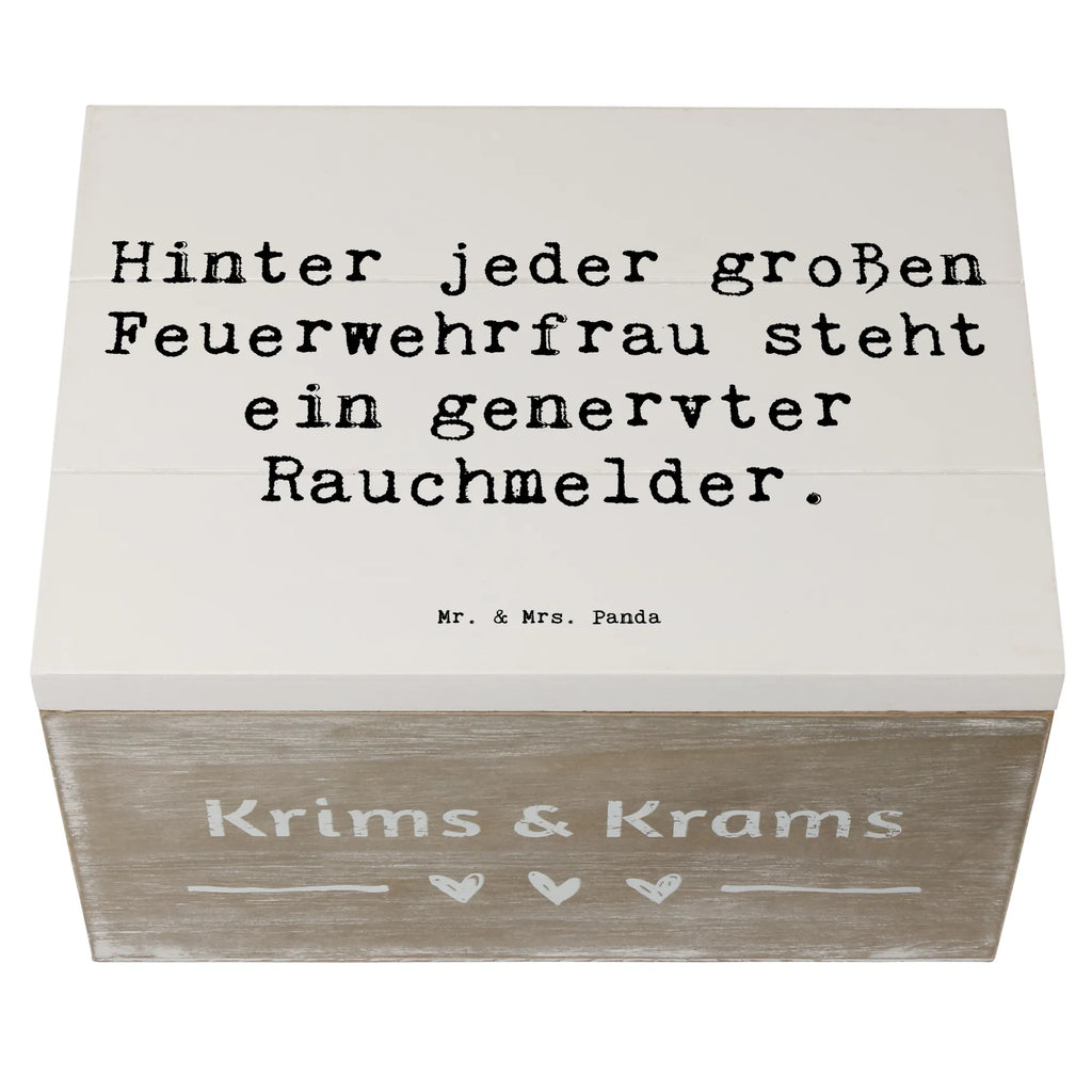 Holzkiste Spruch Feuerwehrfrau Humor Geschenkdose, Truhe, Erinnerungsbox, XXL, Aufbewahrungsbox, Dekokiste, Schatulle, Schatzkiste, Geschenkbox, Kiste, Holzkiste, Erinnerungskiste, Beruf, Ausbildung, Jubiläum, Abschied, Rente, Kollege, Kollegin, Geschenk, Schenken, Arbeitskollege, Mitarbeiter, Firma, Danke, Dankeschön