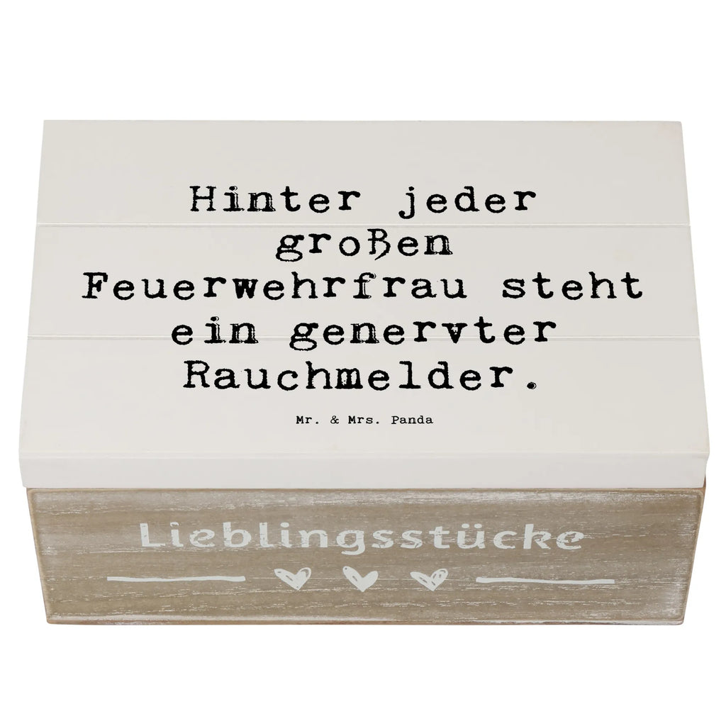 Holzkiste Spruch Feuerwehrfrau Humor Geschenkdose, Truhe, Erinnerungsbox, XXL, Aufbewahrungsbox, Dekokiste, Schatulle, Schatzkiste, Geschenkbox, Kiste, Holzkiste, Erinnerungskiste, Beruf, Ausbildung, Jubiläum, Abschied, Rente, Kollege, Kollegin, Geschenk, Schenken, Arbeitskollege, Mitarbeiter, Firma, Danke, Dankeschön