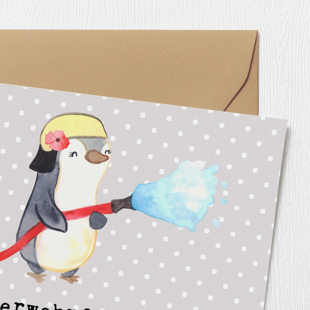 Deluxe Karte Feuerwehrfrau Heiß Hochwertige Grußkarte, Hochzeitskarte, Glückwunschkarte, Karte, Geburtstagskarte, Hochwertige Klappkarte, Klappkarte, Einladungskarte, Grußkarte, Beruf, Ausbildung, Jubiläum, Abschied, Rente, Kollege, Kollegin, Geschenk, Schenken, Arbeitskollege, Mitarbeiter, Firma, Danke, Dankeschön