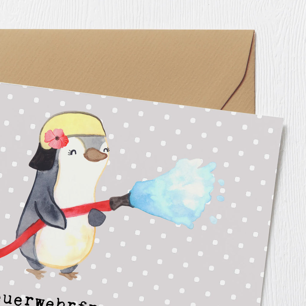 Deluxe Karte Feuerwehrfrau Heldin Einladungskarte, Grußkarte, Hochwertige Klappkarte, Karte, Glückwunschkarte, Hochzeitskarte, Hochwertige Grußkarte, Klappkarte, Geburtstagskarte, Beruf, Ausbildung, Jubiläum, Abschied, Rente, Kollege, Kollegin, Geschenk, Schenken, Arbeitskollege, Mitarbeiter, Firma, Danke, Dankeschön