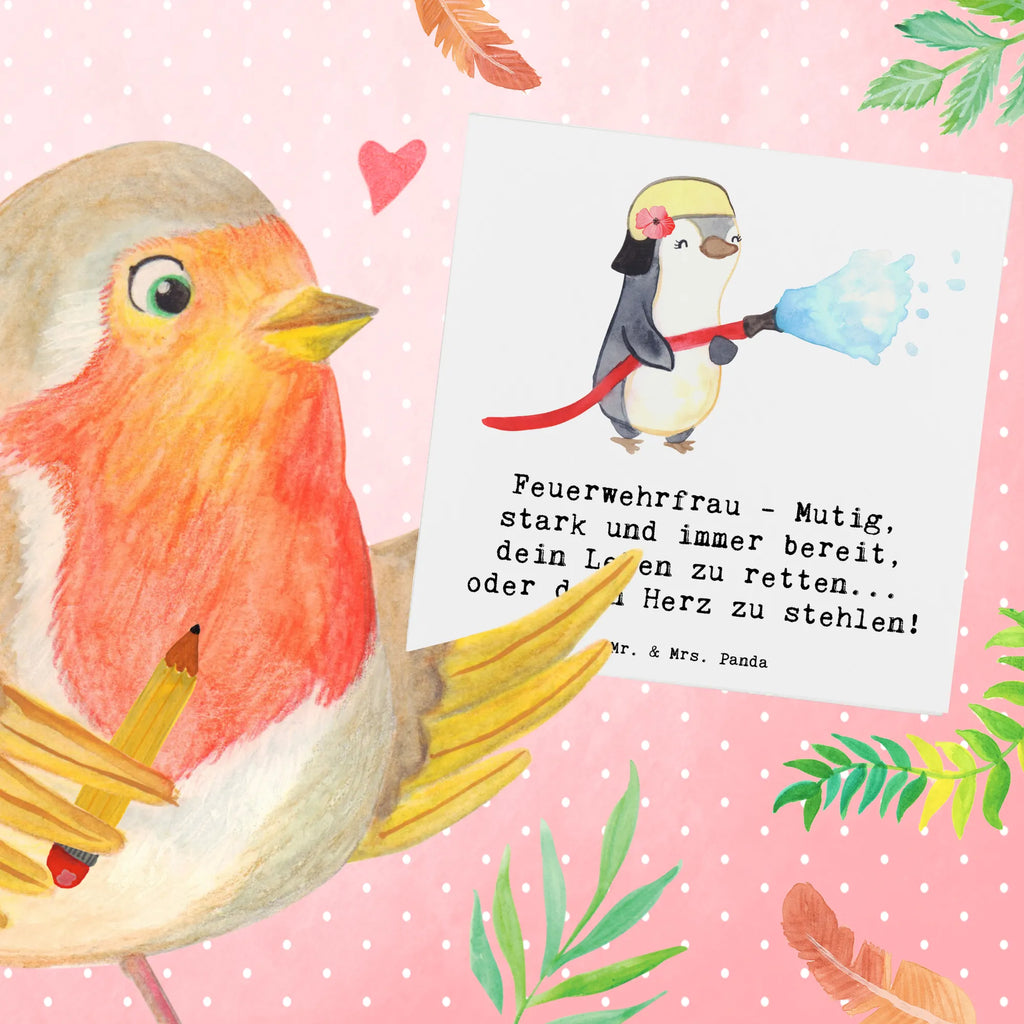 Deluxe Karte Feuerwehrfrau Heldin Einladungskarte, Grußkarte, Hochwertige Klappkarte, Karte, Glückwunschkarte, Hochzeitskarte, Hochwertige Grußkarte, Klappkarte, Geburtstagskarte, Beruf, Ausbildung, Jubiläum, Abschied, Rente, Kollege, Kollegin, Geschenk, Schenken, Arbeitskollege, Mitarbeiter, Firma, Danke, Dankeschön