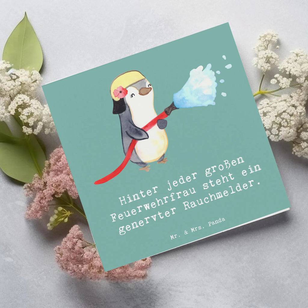 Deluxe Karte Feuerwehrfrau Humor Einladungskarte, Geburtstagskarte, Hochwertige Klappkarte, Klappkarte, Karte, Glückwunschkarte, Hochzeitskarte, Hochwertige Grußkarte, Grußkarte, Beruf, Ausbildung, Jubiläum, Abschied, Rente, Kollege, Kollegin, Geschenk, Schenken, Arbeitskollege, Mitarbeiter, Firma, Danke, Dankeschön