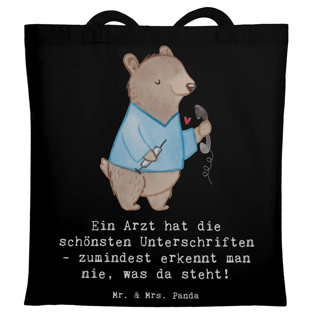 Tote bag Ein Arzt hat die schönsten Unterschriften - zumindest erkennt man nie, was da steht! Einkaufstüte, Tasche, Stofftasche, Laptoptasche, Einkaufstasche, Shopper, Beutel, Beuteltasche, Strandtasche, Jutebeutel, Stoffbeutel, Badetasche, Tragetasche, Schultertasche, Umhängetasche, Jutetasche, Beruf, Ausbildung, Jubiläum, Abschied, Rente, Kollege, Kollegin, Geschenk, Schenken, Arbeitskollege, Mitarbeiter, Firma, Danke, Dankeschön