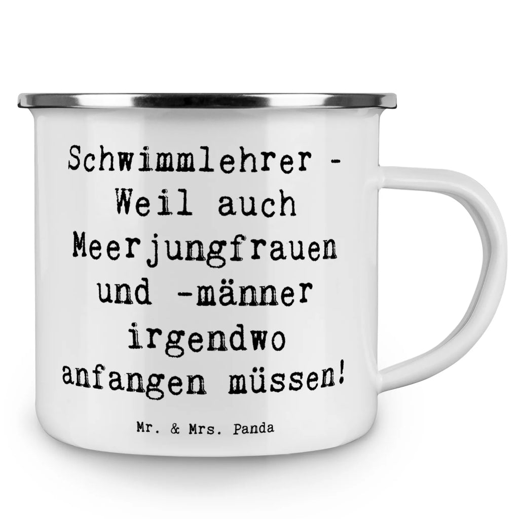 Enamel camping mug Saying Schwimmlehrer - Weil auch Meerjungfrauen und -männer irgendwo anfangen müssen! Camping Becher, Blechtassen, Camping Tasse Metall, Metalltasse für Camping, Outdoor Tasse, Tasse Emaille, Trinkbecher, Emailletasse, Campingtasse, Emaille Tasse Camping, Blechtasse, Camping Becher Edelstahl, Camping Tassen, Emaille Campingbecher, Metalltasse, Emaille Trinkbecher, Emaille Becher, Camping Tassen Emaille, Campingtassen, Metall Tasse, Emaille Tasse, Camping Tasse Emaille, Edelstahl Trinkbecher, Tasse Camping, Kaffee Blechtasse, Campingbecher, Outdoor Becher, Emaille Becher Camping, Emaille Tassen, Blechtasse Outdoor, Beruf, Ausbildung, Jubiläum, Abschied, Rente, Kollege, Kollegin, Geschenk, Schenken, Arbeitskollege, Mitarbeiter, Firma, Danke, Dankeschön