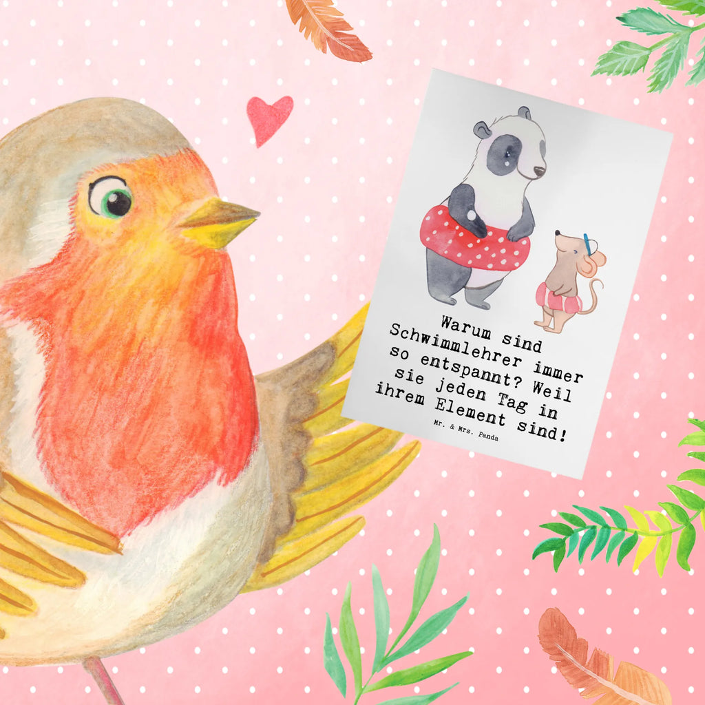 Grußkarte Entspannte Schwimmlehrer Hochzeitskarte, Geburtstagskarte, Einladungskarte, Ansichtskarten, Klappkarte, Glückwunschkarte, Karte, Grußkarte, Beruf, Ausbildung, Jubiläum, Abschied, Rente, Kollege, Kollegin, Geschenk, Schenken, Arbeitskollege, Mitarbeiter, Firma, Danke, Dankeschön