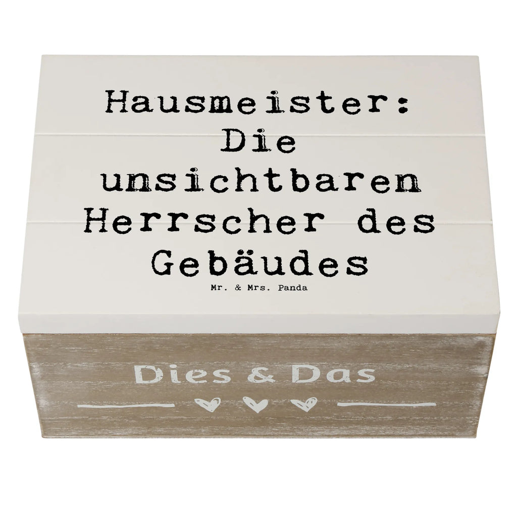 Wooden chest Saying Hausmeister: Die unsichtbaren Herrscher des Gebäudes Aufbewahrungsbox, Kiste, Truhe, Geschenkbox, Schatzkiste, Geschenkdose, Dekokiste, Schatulle, Erinnerungskiste, Erinnerungsbox, XXL, Holzkiste, Beruf, Ausbildung, Jubiläum, Abschied, Rente, Kollege, Kollegin, Geschenk, Schenken, Arbeitskollege, Mitarbeiter, Firma, Danke, Dankeschön