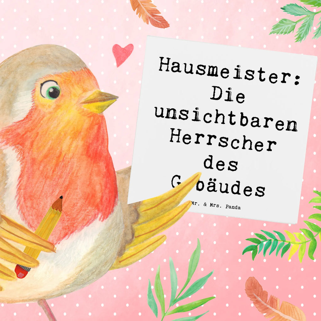 Deluxe Card Saying Hausmeister: Die unsichtbaren Herrscher des Gebäudes Hochzeitskarte, Einladungskarte, Hochwertige Grußkarte, Grußkarte, Glückwunschkarte, Hochwertige Klappkarte, Karte, Klappkarte, Geburtstagskarte, Beruf, Ausbildung, Jubiläum, Abschied, Rente, Kollege, Kollegin, Geschenk, Schenken, Arbeitskollege, Mitarbeiter, Firma, Danke, Dankeschön