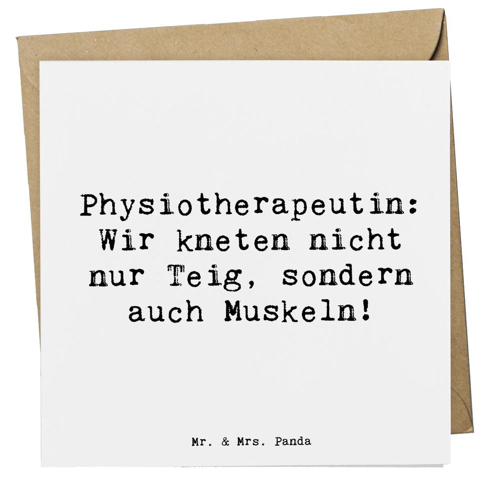 Deluxe Karte Spruch Physiotherapeutin Humor Hochwertige Grußkarte, Glückwunschkarte, Karte, Grußkarte, Klappkarte, Geburtstagskarte, Hochzeitskarte, Hochwertige Klappkarte, Einladungskarte, Beruf, Ausbildung, Jubiläum, Abschied, Rente, Kollege, Kollegin, Geschenk, Schenken, Arbeitskollege, Mitarbeiter, Firma, Danke, Dankeschön