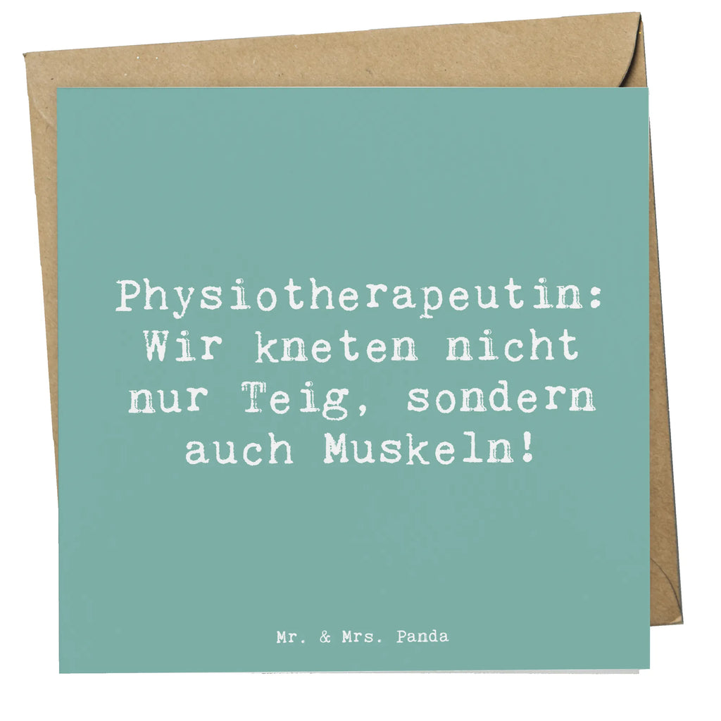 Deluxe Karte Spruch Physiotherapeutin Humor Hochwertige Grußkarte, Glückwunschkarte, Karte, Grußkarte, Klappkarte, Geburtstagskarte, Hochzeitskarte, Hochwertige Klappkarte, Einladungskarte, Beruf, Ausbildung, Jubiläum, Abschied, Rente, Kollege, Kollegin, Geschenk, Schenken, Arbeitskollege, Mitarbeiter, Firma, Danke, Dankeschön