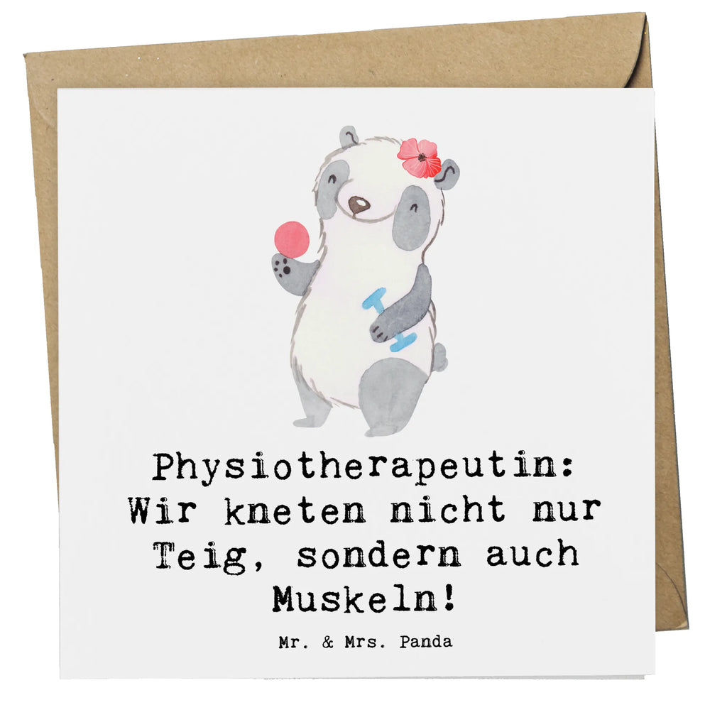 Deluxe Card Physiotherapeutin: Wir kneten nicht nur Teig, sondern auch Muskeln! Hochzeitskarte, Einladungskarte, Hochwertige Klappkarte, Hochwertige Grußkarte, Klappkarte, Geburtstagskarte, Grußkarte, Karte, Glückwunschkarte, Beruf, Ausbildung, Jubiläum, Abschied, Rente, Kollege, Kollegin, Geschenk, Schenken, Arbeitskollege, Mitarbeiter, Firma, Danke, Dankeschön