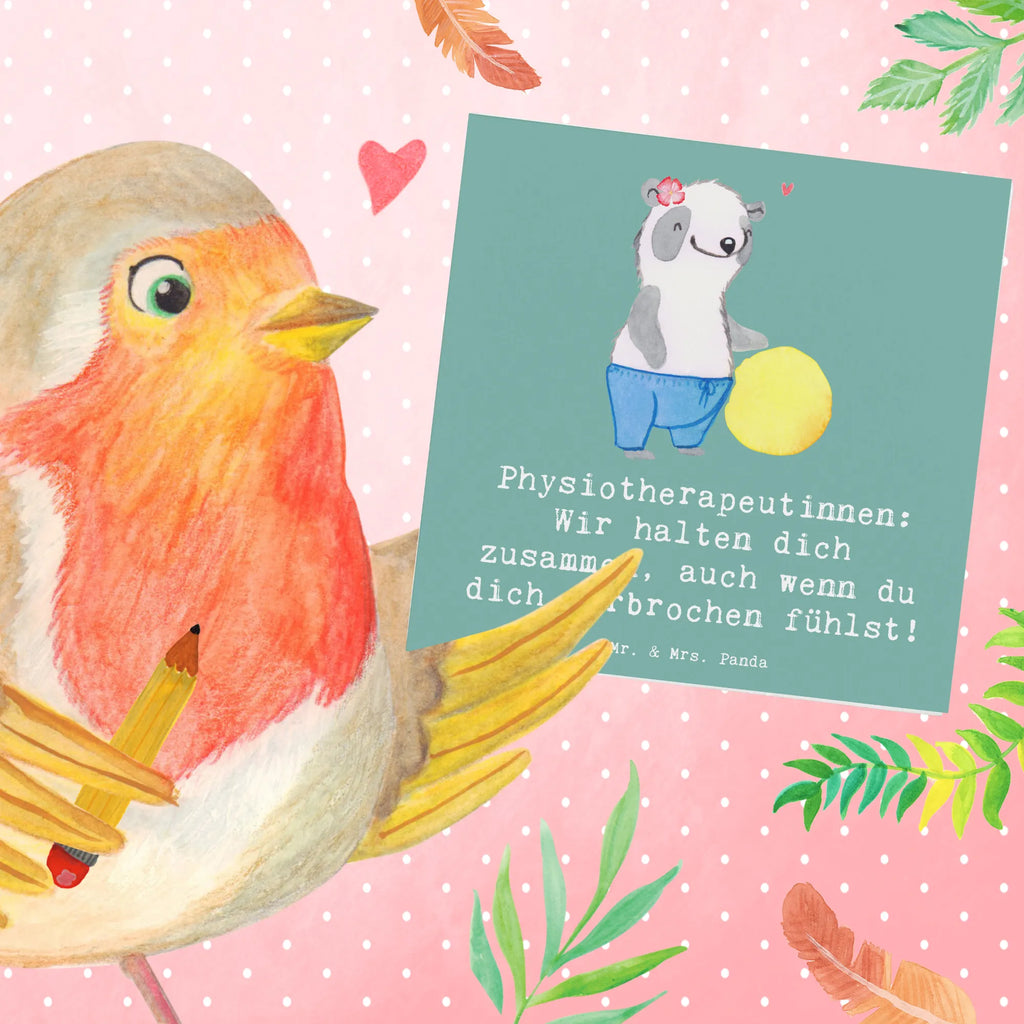 Deluxe Card Physiotherapeutinnen: Wir halten dich zusammen, auch wenn du dich zerbrochen fühlst! Einladungskarte, Hochwertige Grußkarte, Geburtstagskarte, Hochzeitskarte, Klappkarte, Glückwunschkarte, Karte, Grußkarte, Hochwertige Klappkarte, Beruf, Ausbildung, Jubiläum, Abschied, Rente, Kollege, Kollegin, Geschenk, Schenken, Arbeitskollege, Mitarbeiter, Firma, Danke, Dankeschön