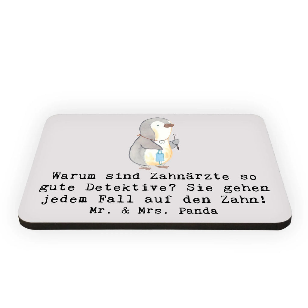 Magnet Warum sind Zahnärzte so gute Detektive? Sie gehen jedem Fall auf den Zahn! Whiteboard Magnet, Motivmagnete, Notiz Magnet, Dekomagnet, Pinnwandmagnet, Kühlschrankmagnet, Souvenir Magnet, Kühlschrank Dekoration, Beruf, Ausbildung, Jubiläum, Abschied, Rente, Kollege, Kollegin, Geschenk, Schenken, Arbeitskollege, Mitarbeiter, Firma, Danke, Dankeschön