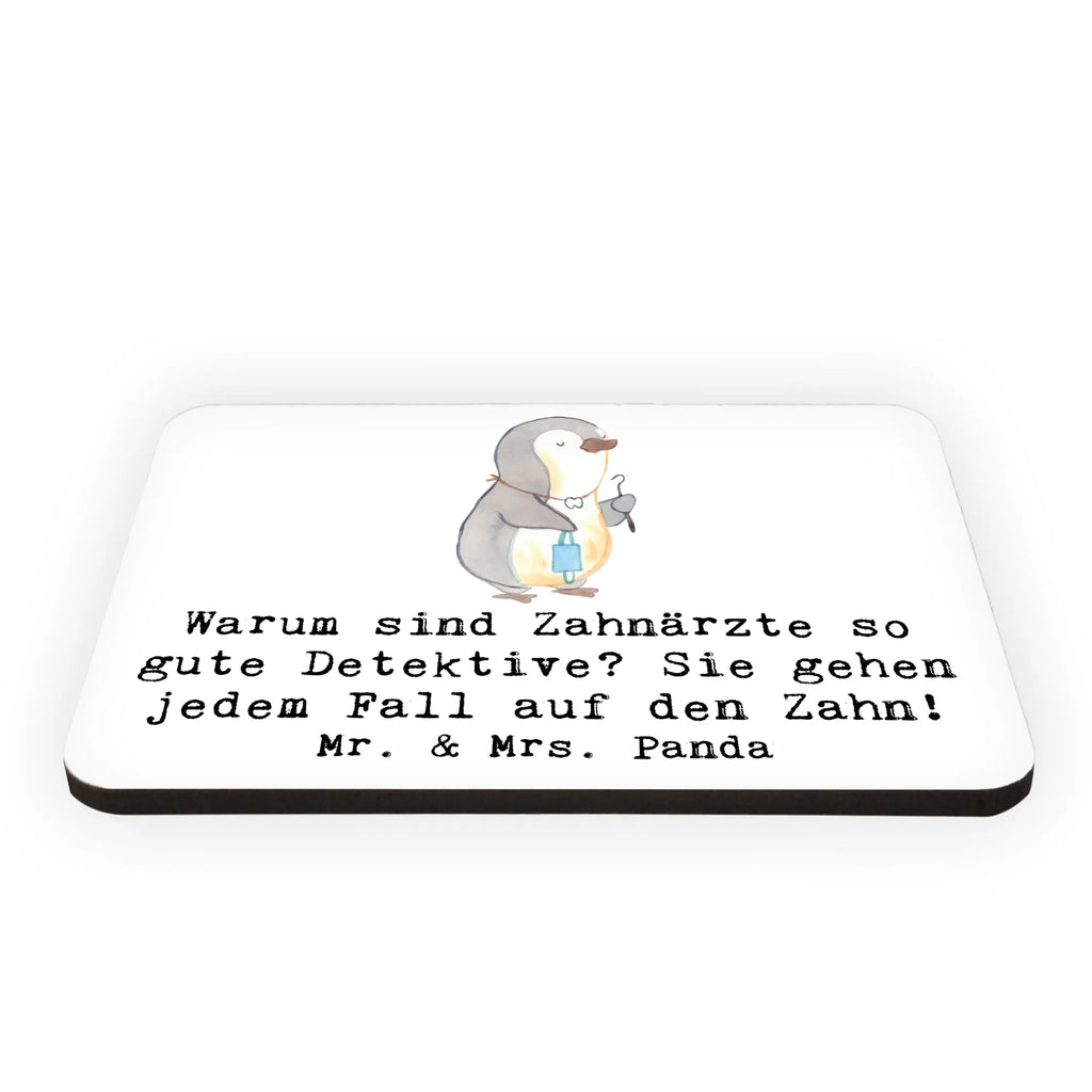 Magnet Warum sind Zahnärzte so gute Detektive? Sie gehen jedem Fall auf den Zahn! Whiteboard Magnet, Motivmagnete, Notiz Magnet, Dekomagnet, Pinnwandmagnet, Kühlschrankmagnet, Souvenir Magnet, Kühlschrank Dekoration, Beruf, Ausbildung, Jubiläum, Abschied, Rente, Kollege, Kollegin, Geschenk, Schenken, Arbeitskollege, Mitarbeiter, Firma, Danke, Dankeschön