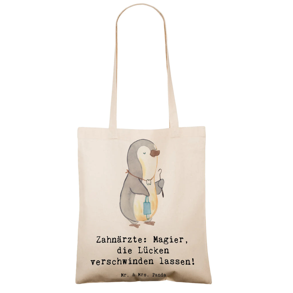 Tote bag Zahnärzte: Magier, die Lücken verschwinden lassen! Badetasche, Schultertasche, Stoffbeutel, Beutel, Tasche, Laptoptasche, Jutetasche, Umhängetasche, Beuteltasche, Jutebeutel, Stofftasche, Einkaufstasche, Einkaufstüte, Tragetasche, Shopper, Strandtasche, Beruf, Ausbildung, Jubiläum, Abschied, Rente, Kollege, Kollegin, Geschenk, Schenken, Arbeitskollege, Mitarbeiter, Firma, Danke, Dankeschön