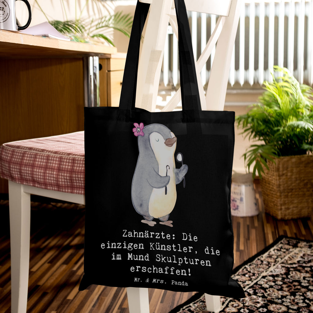 Tote bag Zahnärzte: Die einzigen Künstler, die im Mund Skulpturen erschaffen! Beutel, Jutetasche, Laptoptasche, Strandtasche, Stofftasche, Tragetasche, Schultertasche, Tasche, Einkaufstüte, Stoffbeutel, Einkaufstasche, Jutebeutel, Beuteltasche, Shopper, Badetasche, Umhängetasche, Beruf, Ausbildung, Jubiläum, Abschied, Rente, Kollege, Kollegin, Geschenk, Schenken, Arbeitskollege, Mitarbeiter, Firma, Danke, Dankeschön