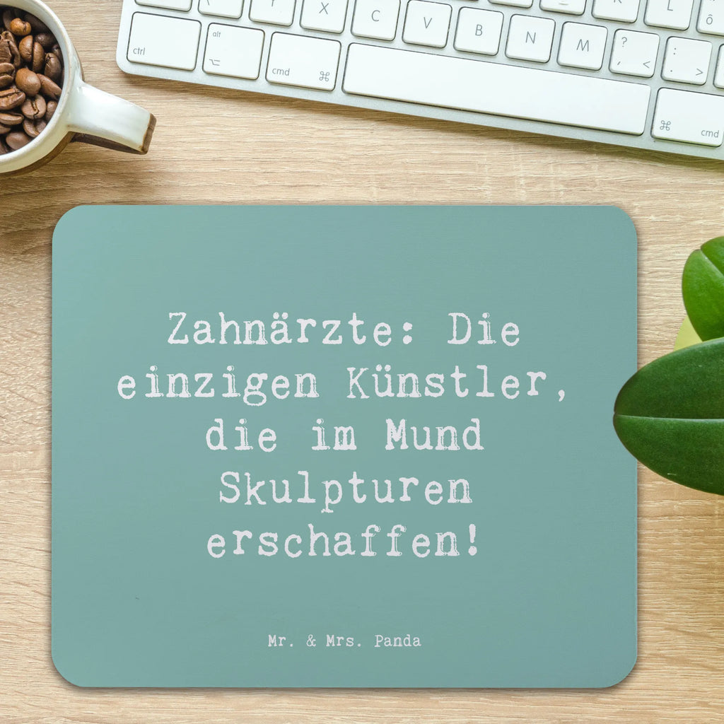 Mouse mat Saying Zahnärzte: Die einzigen Künstler, die im Mund Skulpturen erschaffen! PC Zubehör, Büroausstattung, Arbeitszimmer, Einzigartiges Mauspad, Mauspad Büro, Mousepad, Mauspad, Designer Mauspad, Mausunterlage, Computer zubehör, Beruf, Ausbildung, Jubiläum, Abschied, Rente, Kollege, Kollegin, Geschenk, Schenken, Arbeitskollege, Mitarbeiter, Firma, Danke, Dankeschön