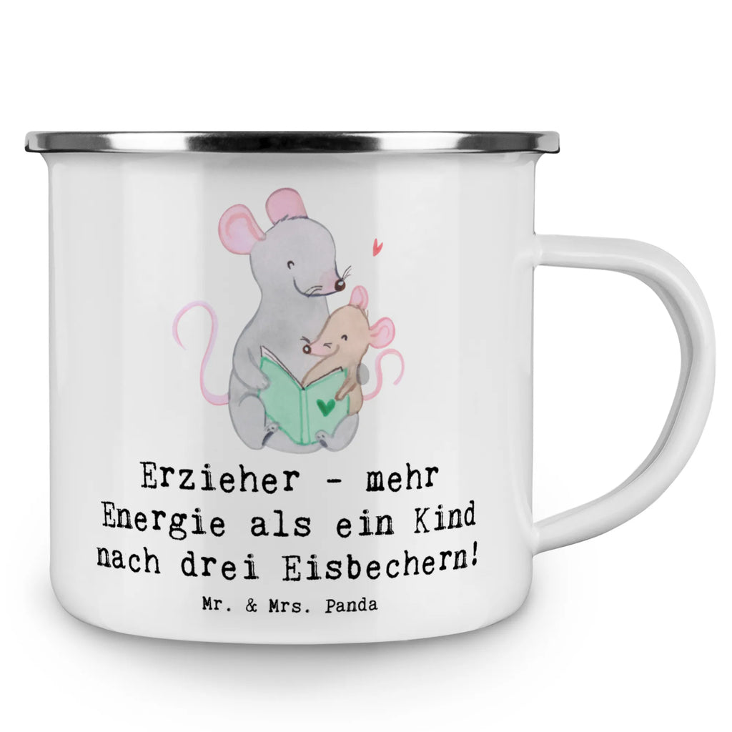 Enamel camping mug Erzieher - mehr Energie als ein Kind nach drei Eisbechern! Camping Tasse Metall, Edelstahl Trinkbecher, Tasse Emaille, Outdoor Tasse, Outdoor Becher, Metalltasse, Camping Tasse Emaille, Emaille Tasse, Emaille Tasse Camping, Emaille Tassen, Blechtasse, Emaille Becher Camping, Camping Becher Edelstahl, Blechtasse Outdoor, Metalltasse für Camping, Emaille Becher, Metall Tasse, Campingtasse, Emaille Campingbecher, Campingtassen, Camping Tassen Emaille, Emaille Trinkbecher, Camping Becher, Kaffee Blechtasse, Camping Tassen, Campingbecher, Tasse Camping, Trinkbecher, Emailletasse, Blechtassen, Beruf, Ausbildung, Jubiläum, Abschied, Rente, Kollege, Kollegin, Geschenk, Schenken, Arbeitskollege, Mitarbeiter, Firma, Danke, Dankeschön