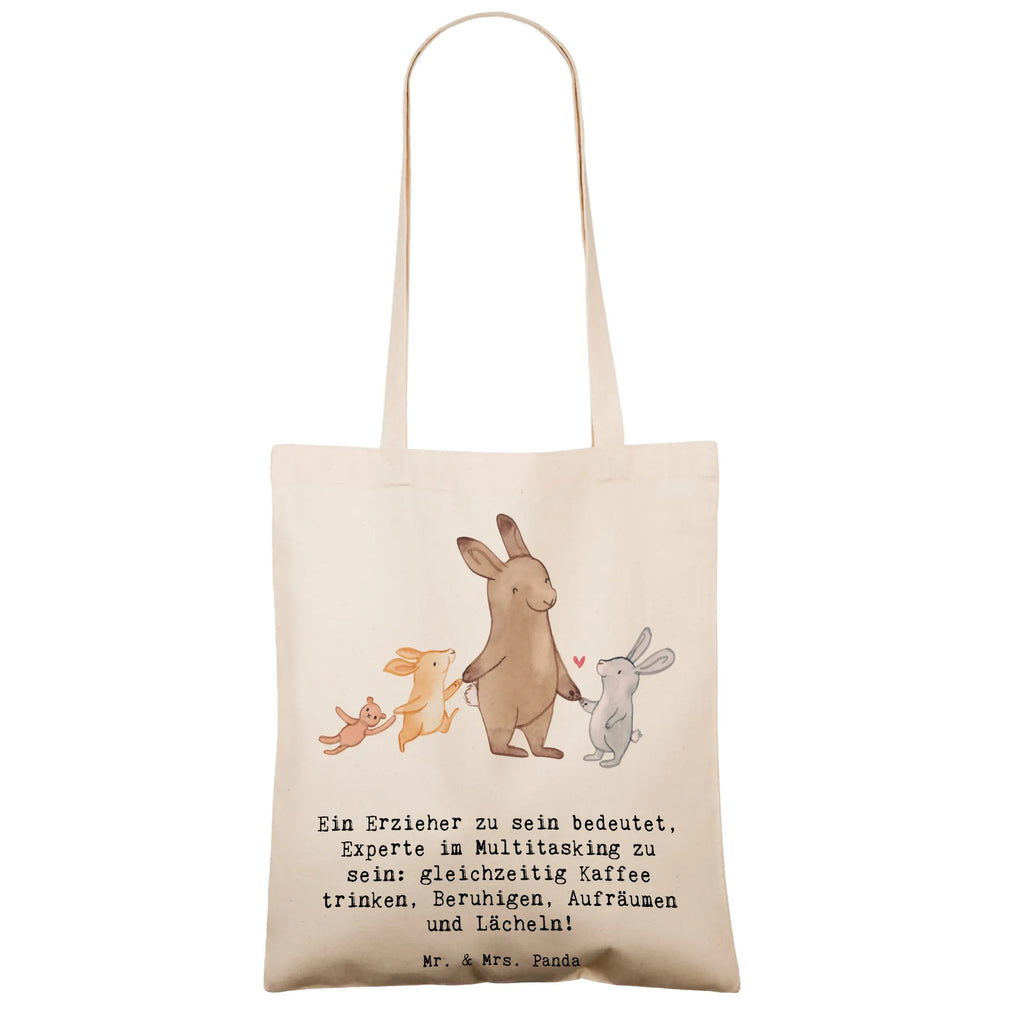 Tragetasche Multitasking Erzieher Tragetasche, Jutebeutel, Stoffbeutel, Einkaufstüte, Strandtasche, Umhängetasche, Schultertasche, Shopper, Badetasche, Jutetasche, Tasche, Stofftasche, Beuteltasche, Beutel, Einkaufstasche, Laptoptasche, Beruf, Ausbildung, Jubiläum, Abschied, Rente, Kollege, Kollegin, Geschenk, Schenken, Arbeitskollege, Mitarbeiter, Firma, Danke, Dankeschön