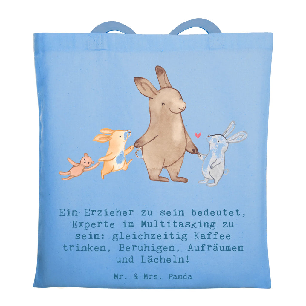 Tragetasche Multitasking Erzieher Tragetasche, Jutebeutel, Stoffbeutel, Einkaufstüte, Strandtasche, Umhängetasche, Schultertasche, Shopper, Badetasche, Jutetasche, Tasche, Stofftasche, Beuteltasche, Beutel, Einkaufstasche, Laptoptasche, Beruf, Ausbildung, Jubiläum, Abschied, Rente, Kollege, Kollegin, Geschenk, Schenken, Arbeitskollege, Mitarbeiter, Firma, Danke, Dankeschön