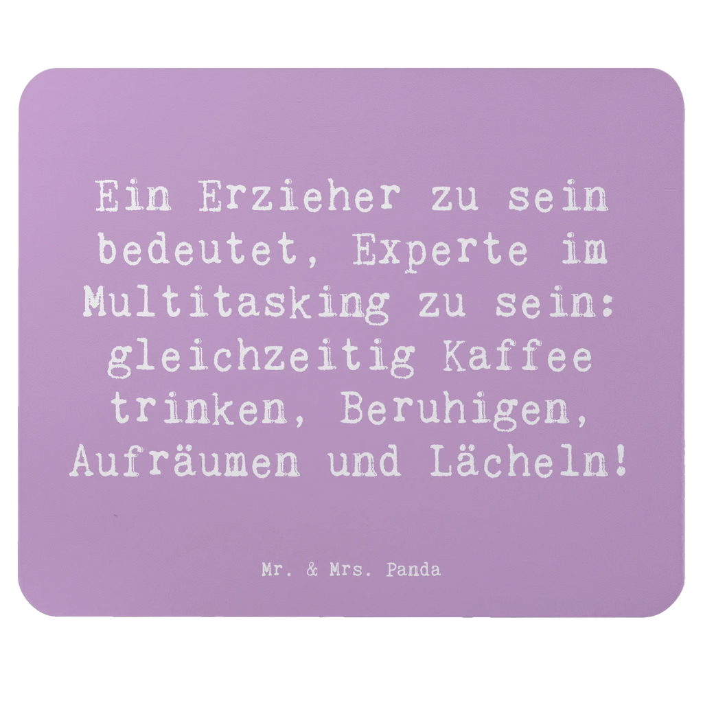 Mouse mat Saying Ein Erzieher zu sein bedeutet, Experte im Multitasking zu sein: gleichzeitig Kaffee trinken, Beruhigen, Aufräumen und Lächeln! Computer zubehör, Arbeitszimmer, Designer Mauspad, Mauspad, Mauspad Büro, Büroausstattung, PC Zubehör, Mousepad, Mausunterlage, Einzigartiges Mauspad, Beruf, Ausbildung, Jubiläum, Abschied, Rente, Kollege, Kollegin, Geschenk, Schenken, Arbeitskollege, Mitarbeiter, Firma, Danke, Dankeschön