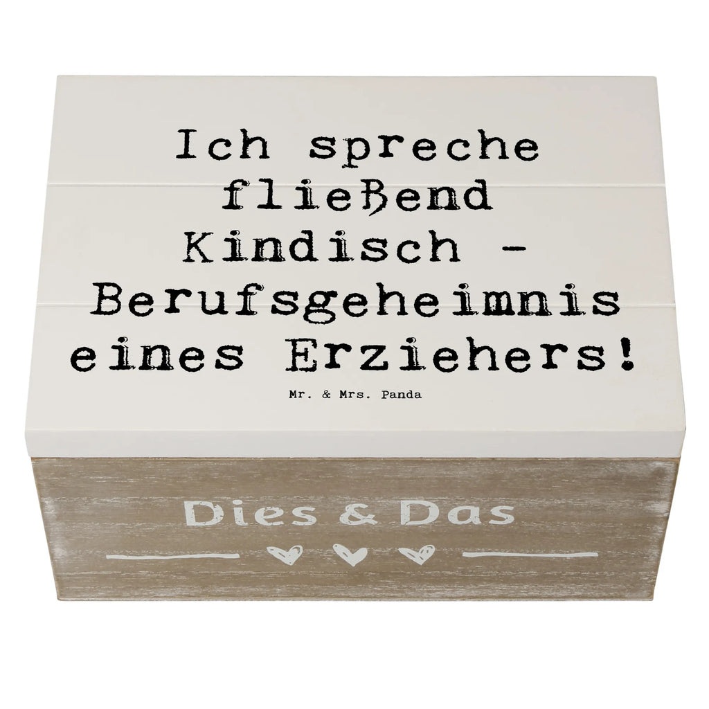 Holzkiste Spruch Erzieher Kindisch Geschenkbox, Geschenkdose, Erinnerungsbox, Kiste, Schatzkiste, Erinnerungskiste, XXL, Schatulle, Dekokiste, Aufbewahrungsbox, Holzkiste, Truhe, Beruf, Ausbildung, Jubiläum, Abschied, Rente, Kollege, Kollegin, Geschenk, Schenken, Arbeitskollege, Mitarbeiter, Firma, Danke, Dankeschön