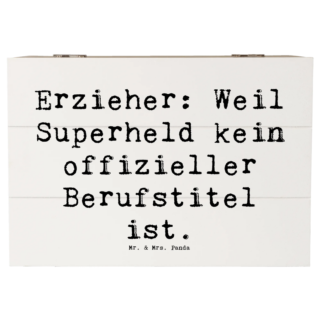 Holzkiste Spruch Erzieher Superheld Geschenkbox, Schatzkiste, Schatulle, Dekokiste, Geschenkdose, Erinnerungskiste, XXL, Holzkiste, Kiste, Erinnerungsbox, Truhe, Aufbewahrungsbox, Beruf, Ausbildung, Jubiläum, Abschied, Rente, Kollege, Kollegin, Geschenk, Schenken, Arbeitskollege, Mitarbeiter, Firma, Danke, Dankeschön