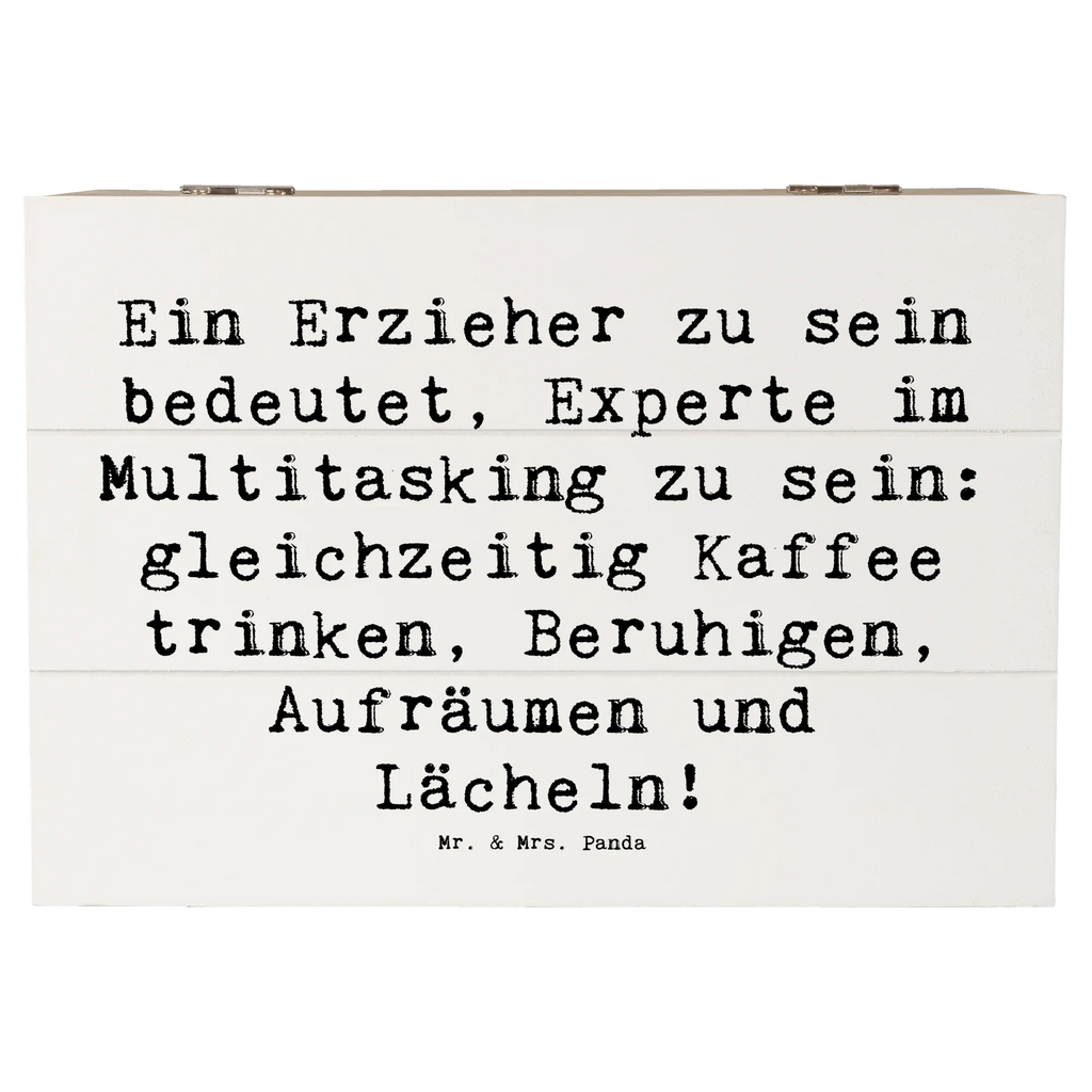 Holzkiste Spruch Multitasking Erzieher Schatulle, Kiste, Erinnerungsbox, Schatzkiste, Dekokiste, Aufbewahrungsbox, Truhe, Erinnerungskiste, XXL, Holzkiste, Geschenkdose, Geschenkbox, Beruf, Ausbildung, Jubiläum, Abschied, Rente, Kollege, Kollegin, Geschenk, Schenken, Arbeitskollege, Mitarbeiter, Firma, Danke, Dankeschön