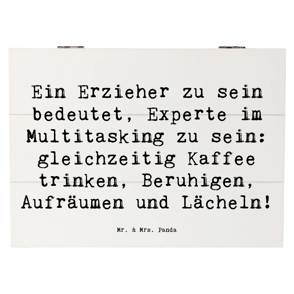 Holzkiste Spruch Multitasking Erzieher Schatulle, Kiste, Erinnerungsbox, Schatzkiste, Dekokiste, Aufbewahrungsbox, Truhe, Erinnerungskiste, XXL, Holzkiste, Geschenkdose, Geschenkbox, Beruf, Ausbildung, Jubiläum, Abschied, Rente, Kollege, Kollegin, Geschenk, Schenken, Arbeitskollege, Mitarbeiter, Firma, Danke, Dankeschön