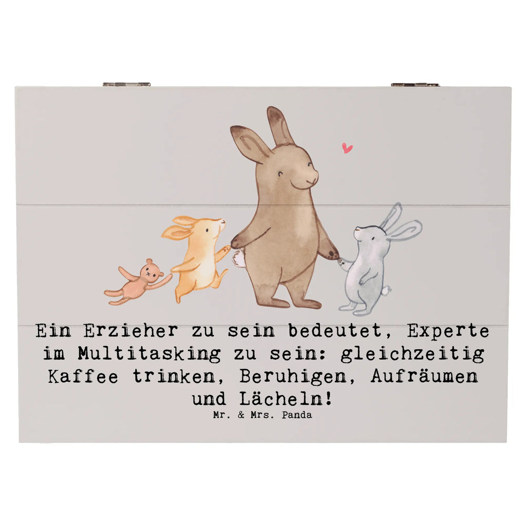 Holzkiste Multitasking Erzieher Schatulle, Geschenkbox, Aufbewahrungsbox, Dekokiste, XXL, Erinnerungskiste, Kiste, Holzkiste, Truhe, Erinnerungsbox, Geschenkdose, Schatzkiste, Beruf, Ausbildung, Jubiläum, Abschied, Rente, Kollege, Kollegin, Geschenk, Schenken, Arbeitskollege, Mitarbeiter, Firma, Danke, Dankeschön