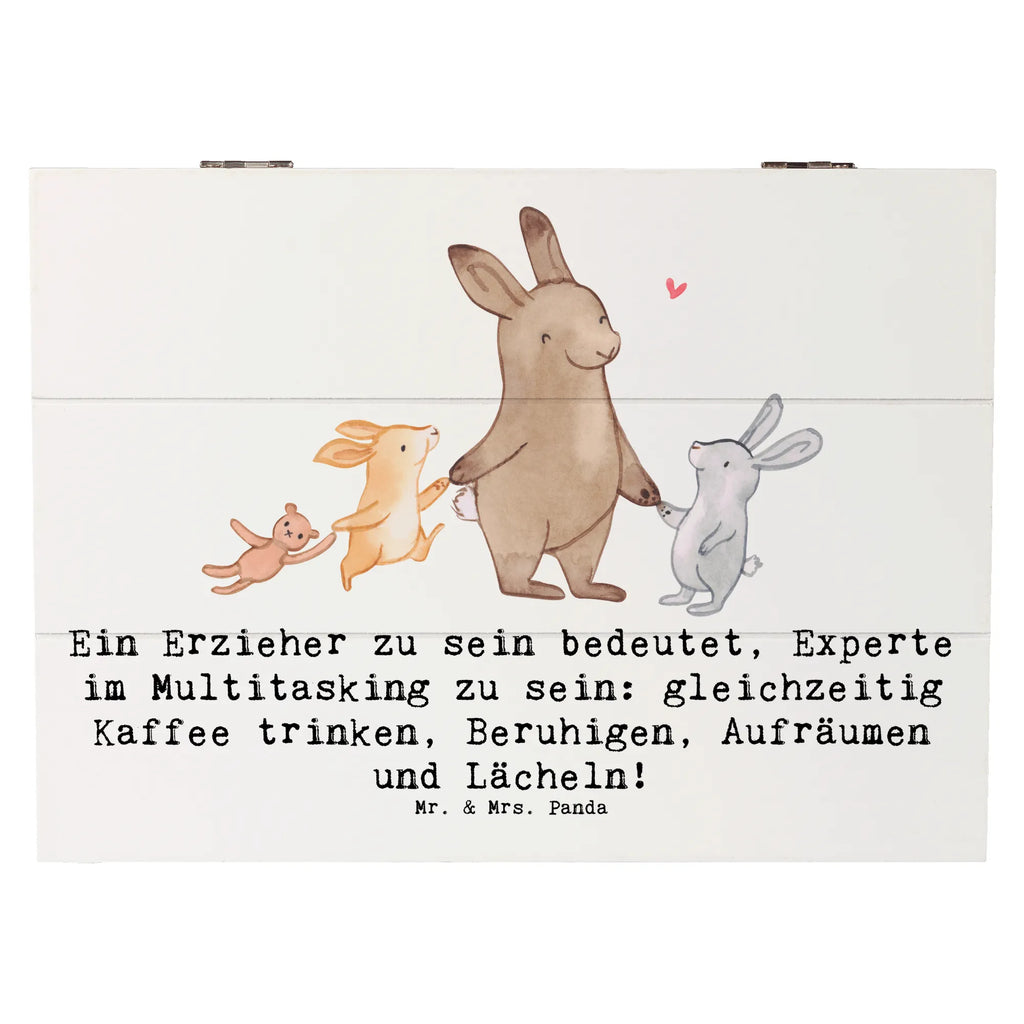 Holzkiste Multitasking Erzieher Schatulle, Geschenkbox, Aufbewahrungsbox, Dekokiste, XXL, Erinnerungskiste, Kiste, Holzkiste, Truhe, Erinnerungsbox, Geschenkdose, Schatzkiste, Beruf, Ausbildung, Jubiläum, Abschied, Rente, Kollege, Kollegin, Geschenk, Schenken, Arbeitskollege, Mitarbeiter, Firma, Danke, Dankeschön