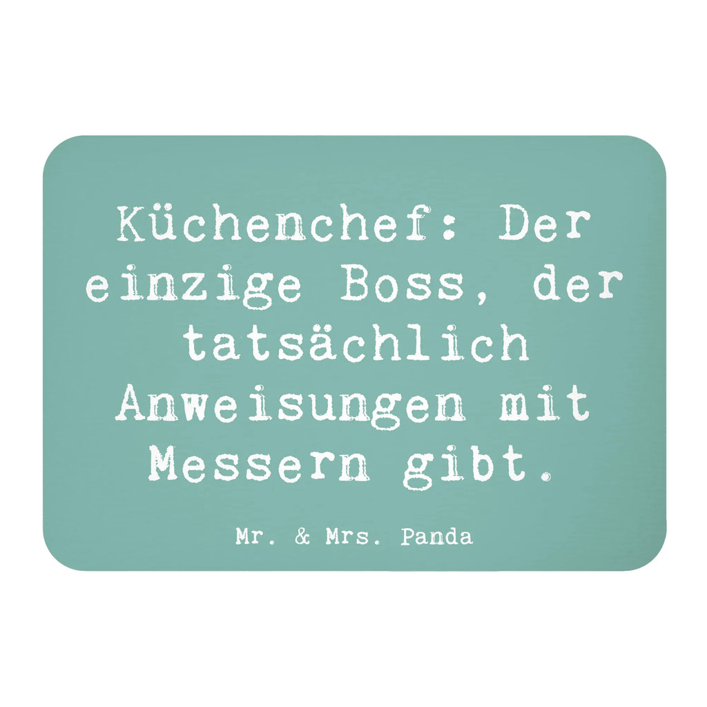 Magnet Saying Küchenchef: Der einzige Boss, der tatsächlich Anweisungen mit Messern gibt. Pinnwandmagnet, Motivmagnete, Kühlschrankmagnet, Kühlschrank Dekoration, Dekomagnet, Whiteboard Magnet, Souvenir Magnet, Notiz Magnet, Beruf, Ausbildung, Jubiläum, Abschied, Rente, Kollege, Kollegin, Geschenk, Schenken, Arbeitskollege, Mitarbeiter, Firma, Danke, Dankeschön