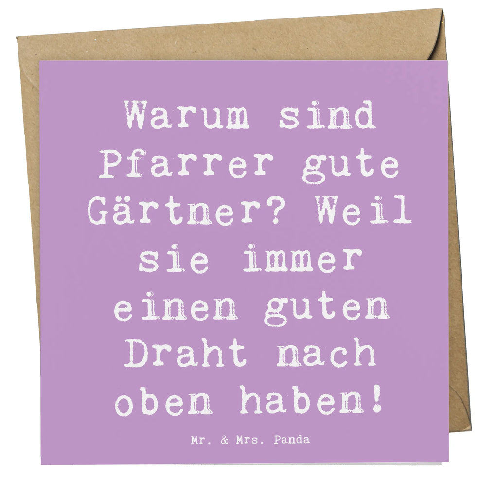 Deluxe Karte Spruch Pfarrer Gärtner Klappkarte, Geburtstagskarte, Hochzeitskarte, Einladungskarte, Karte, Glückwunschkarte, Hochwertige Klappkarte, Grußkarte, Hochwertige Grußkarte, Beruf, Ausbildung, Jubiläum, Abschied, Rente, Kollege, Kollegin, Geschenk, Schenken, Arbeitskollege, Mitarbeiter, Firma, Danke, Dankeschön