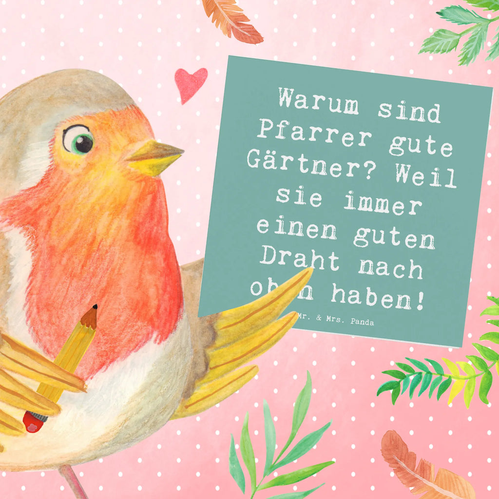Deluxe Karte Spruch Pfarrer Gärtner Klappkarte, Geburtstagskarte, Hochzeitskarte, Einladungskarte, Karte, Glückwunschkarte, Hochwertige Klappkarte, Grußkarte, Hochwertige Grußkarte, Beruf, Ausbildung, Jubiläum, Abschied, Rente, Kollege, Kollegin, Geschenk, Schenken, Arbeitskollege, Mitarbeiter, Firma, Danke, Dankeschön