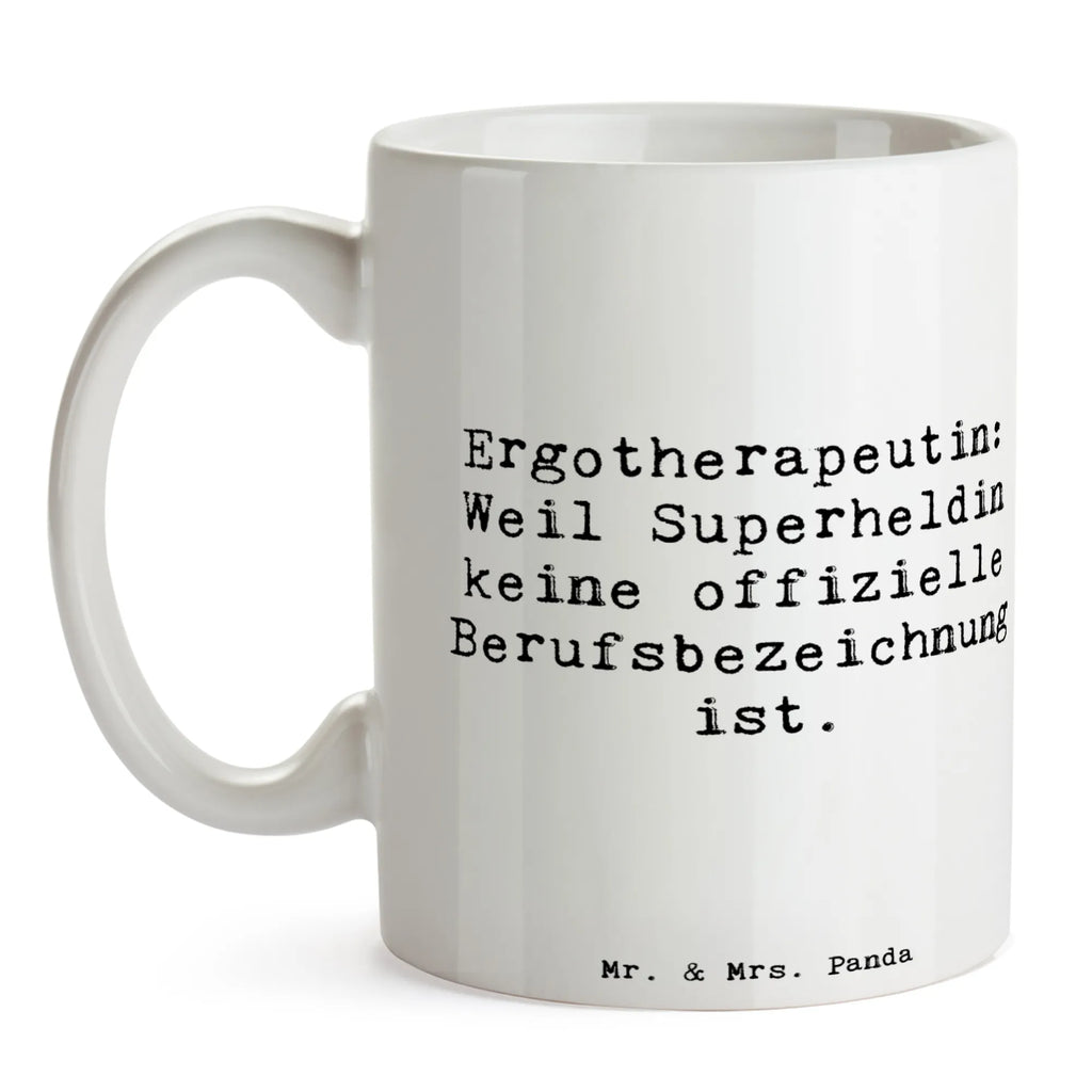 Tasse Spruch Ergotherapeutin Superheldin Tasse mit Motiven, Teetasse, Bürotasse, Kaffeetasse, Porzellantasse, Tasse mit Zitaten, Geschenktasse, Tasse, Keramiktasse, Beruf, Ausbildung, Jubiläum, Abschied, Rente, Kollege, Kollegin, Geschenk, Schenken, Arbeitskollege, Mitarbeiter, Firma, Danke, Dankeschön