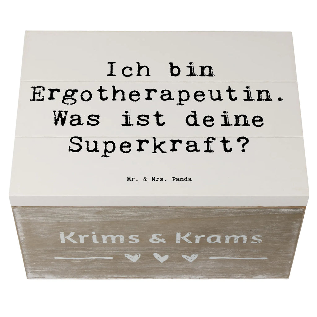 Holzkiste Spruch Super Ergotherapeutin Geschenkdose, XXL, Geschenkbox, Kiste, Aufbewahrungsbox, Schatzkiste, Erinnerungsbox, Truhe, Erinnerungskiste, Holzkiste, Schatulle, Dekokiste, Beruf, Ausbildung, Jubiläum, Abschied, Rente, Kollege, Kollegin, Geschenk, Schenken, Arbeitskollege, Mitarbeiter, Firma, Danke, Dankeschön