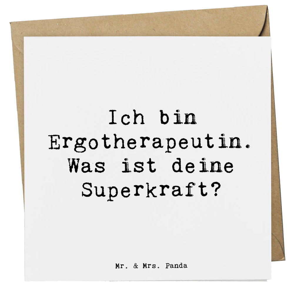 Deluxe Karte Spruch Super Ergotherapeutin Karte, Grußkarte, Geburtstagskarte, Hochwertige Klappkarte, Klappkarte, Hochwertige Grußkarte, Glückwunschkarte, Hochzeitskarte, Einladungskarte, Beruf, Ausbildung, Jubiläum, Abschied, Rente, Kollege, Kollegin, Geschenk, Schenken, Arbeitskollege, Mitarbeiter, Firma, Danke, Dankeschön