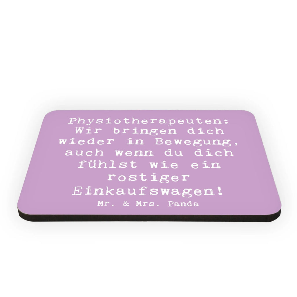 Magnet Saying Physiotherapeuten: Wir bringen dich wieder in Bewegung, auch wenn du dich fühlst wie ein rostiger Einkaufswagen! Souvenir Magnet, Dekomagnet, Kühlschrank Dekoration, Motivmagnete, Pinnwandmagnet, Kühlschrankmagnet, Notiz Magnet, Whiteboard Magnet, Beruf, Ausbildung, Jubiläum, Abschied, Rente, Kollege, Kollegin, Geschenk, Schenken, Arbeitskollege, Mitarbeiter, Firma, Danke, Dankeschön