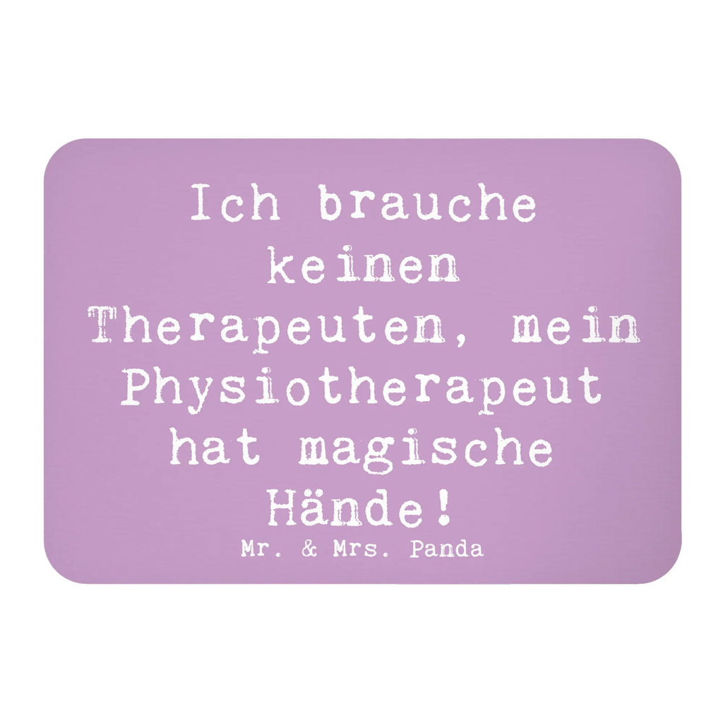 Magnet Saying Ich brauche keinen Therapeuten, mein Physiotherapeut hat magische Hände! Kühlschrank Dekoration, Pinnwandmagnet, Dekomagnet, Kühlschrankmagnet, Motivmagnete, Whiteboard Magnet, Notiz Magnet, Souvenir Magnet, Beruf, Ausbildung, Jubiläum, Abschied, Rente, Kollege, Kollegin, Geschenk, Schenken, Arbeitskollege, Mitarbeiter, Firma, Danke, Dankeschön