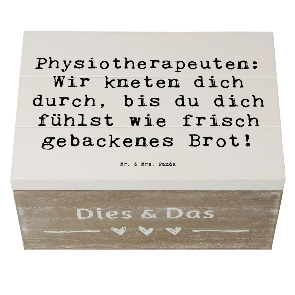 Wooden chest Saying Physiotherapeuten: Wir kneten dich durch, bis du dich fühlst wie frisch gebackenes Brot! Erinnerungskiste, Schatzkiste, Aufbewahrungsbox, Geschenkdose, Dekokiste, Schatulle, Kiste, Geschenkbox, Truhe, Erinnerungsbox, Holzkiste, XXL, Beruf, Ausbildung, Jubiläum, Abschied, Rente, Kollege, Kollegin, Geschenk, Schenken, Arbeitskollege, Mitarbeiter, Firma, Danke, Dankeschön