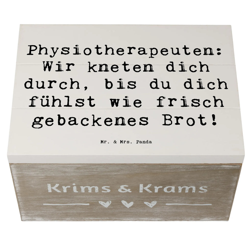 Wooden chest Saying Physiotherapeuten: Wir kneten dich durch, bis du dich fühlst wie frisch gebackenes Brot! Erinnerungskiste, Schatzkiste, Aufbewahrungsbox, Geschenkdose, Dekokiste, Schatulle, Kiste, Geschenkbox, Truhe, Erinnerungsbox, Holzkiste, XXL, Beruf, Ausbildung, Jubiläum, Abschied, Rente, Kollege, Kollegin, Geschenk, Schenken, Arbeitskollege, Mitarbeiter, Firma, Danke, Dankeschön