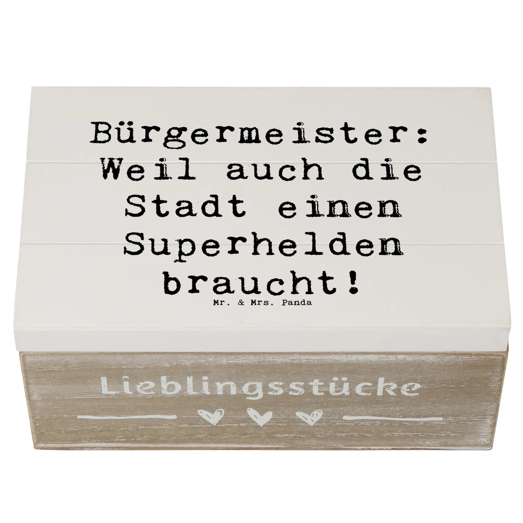 Holzkiste Spruch Bürgermeister Superheld Truhe, Aufbewahrungsbox, Kiste, Geschenkdose, Geschenkbox, Erinnerungskiste, Dekokiste, Schatulle, Erinnerungsbox, Schatzkiste, XXL, Holzkiste, Beruf, Ausbildung, Jubiläum, Abschied, Rente, Kollege, Kollegin, Geschenk, Schenken, Arbeitskollege, Mitarbeiter, Firma, Danke, Dankeschön